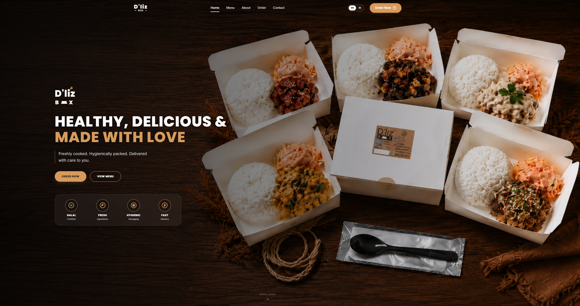 Dlizbox Restaurant Website